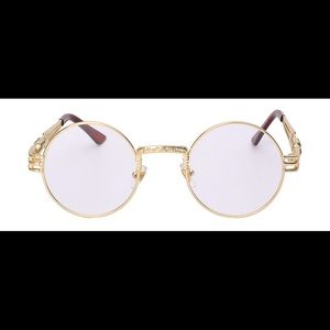 Clear Circle Sunglasses